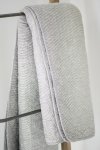 Bavlněný přehoz - quilt - proužek tmavě šedý
