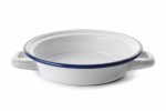 Smaltovaná miska s uchy 24 cm