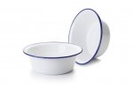 Smaltovaná miska 16 cm s modrou