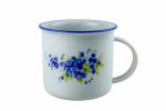 Porcelánový hrnek - pomněnky 380 ml