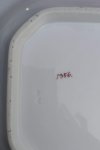 Porcelánová  mísa osmiboká s fialkami