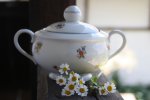 Cukřenka porcelánová samý květ