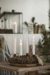 Adventní svícen v mosazné Stillenat