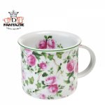 Porcelánový hrnek - růžičky 350 ml