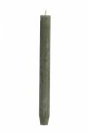 Stolní svíčka rustikální 25,5 cm zelená