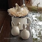 Velikonoční králíčci Triplets Vanilla - set 3 ks