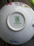 Porcelánové šálky čajové s kvítky - sada 3