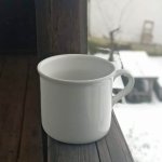 Hrnek - vařák bílý 1/2 l