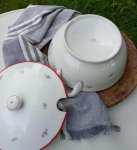 Polévková mísa - terina s kvítky