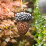 Krmítko pro ptáčky na oříšky - žalud