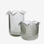 Skleněná vázička - Rozevlátá