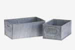 Plechový úložný box - 2 velikosti