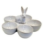 Stojánek na vajíčka se zajíčkem