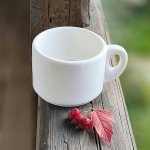 Hrneček porcelánový silnostěnný I.