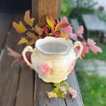 Cukřenka porcelánová s růžemi - 2. jakost