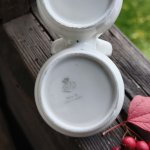 Solnička - slánka porcelánová s kvítky