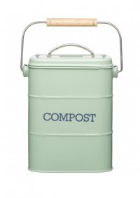 Plechová dóza COMPOST Nostalgia zelená